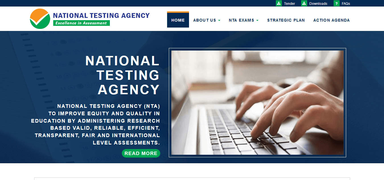 NTA Official Website